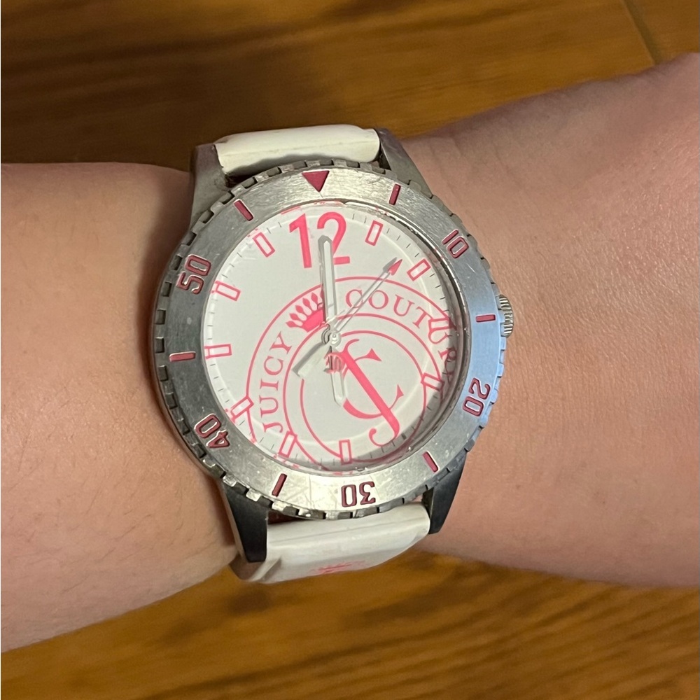 Juicy Couture Pink and White Watch